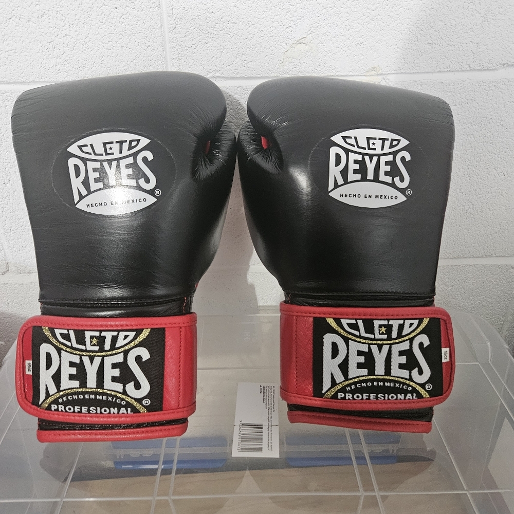 Cleto Reyes Black and Red Boxing Gloves